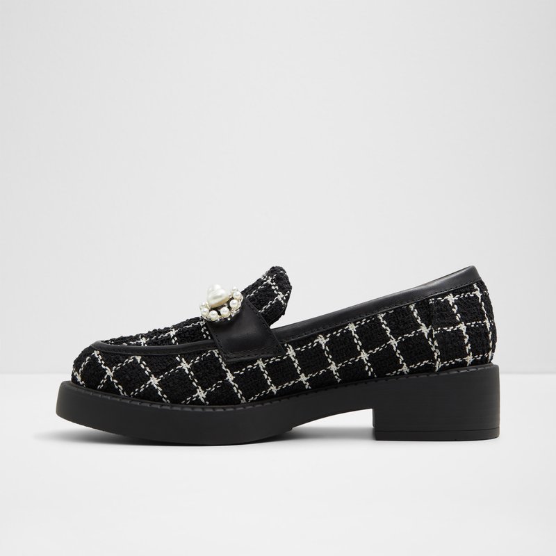 Aldo mokasinke DINARA TEX TWEED - crna 4