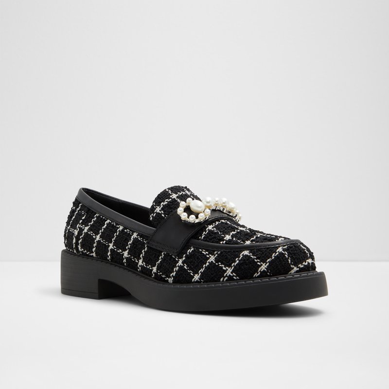 Aldo mokasinke DINARA TEX TWEED - crna 3