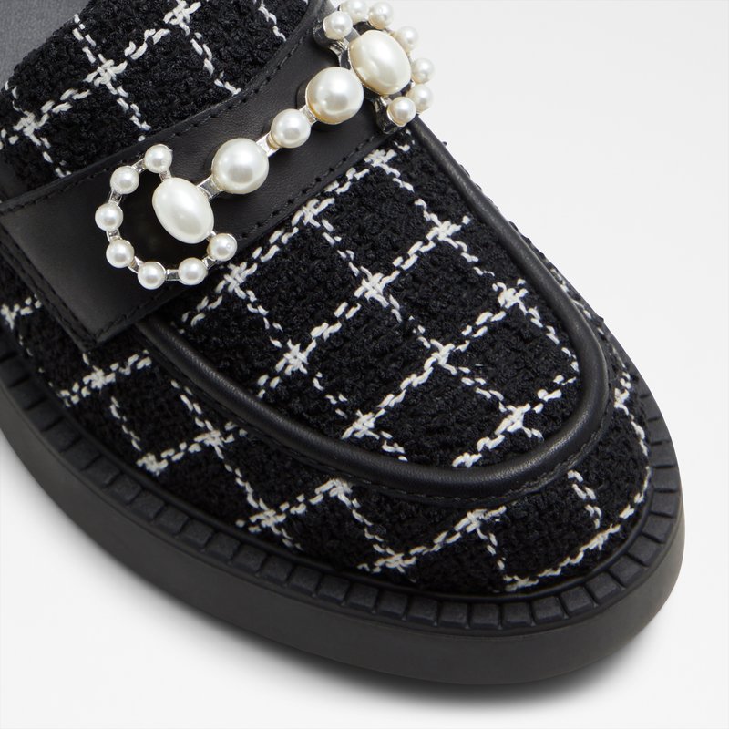 Aldo mokasinke DINARA TEX TWEED - crna 5