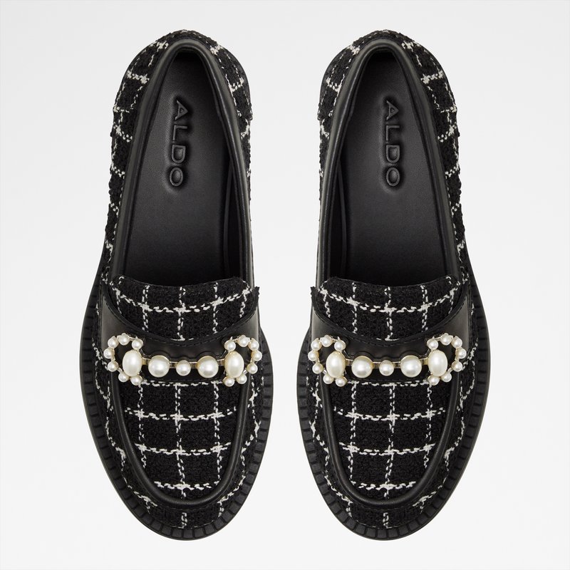 Aldo mokasinke DINARA TEX TWEED - crna 6