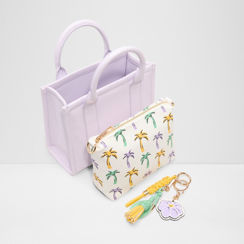 Aldo artist series satchel torbica s dodatnom torbicom DINASAMI04 SYN SMOOTH - ljubičasta