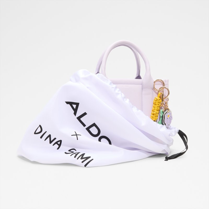 Aldo artist series satchel torbica s dodatnom torbicom DINASAMI04 SYN SMOOTH - ljubičasta
