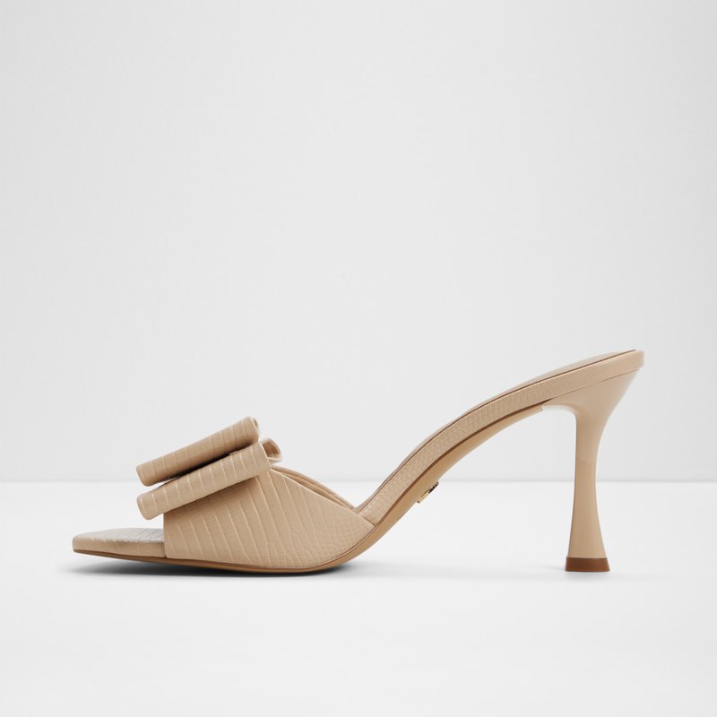 Aldo natikače na petu DISTINGUISHED SYN EMB LIZARD - bež 2