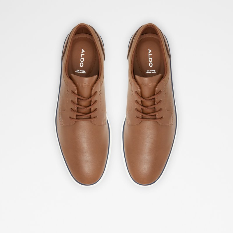 Aldo oxford cipele DIVIDEND SYN SMOOTH - smeđa 3