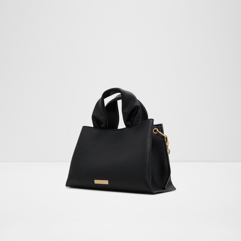 Aldo satchel torbica za nošenje u ruci ili na ramenu DIVINITY SYN MIX MAT - crna 4