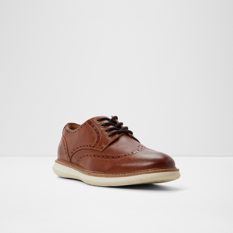 Aldo neformalne cipele DOMINIK LEA SMOOTH - smeđa 3