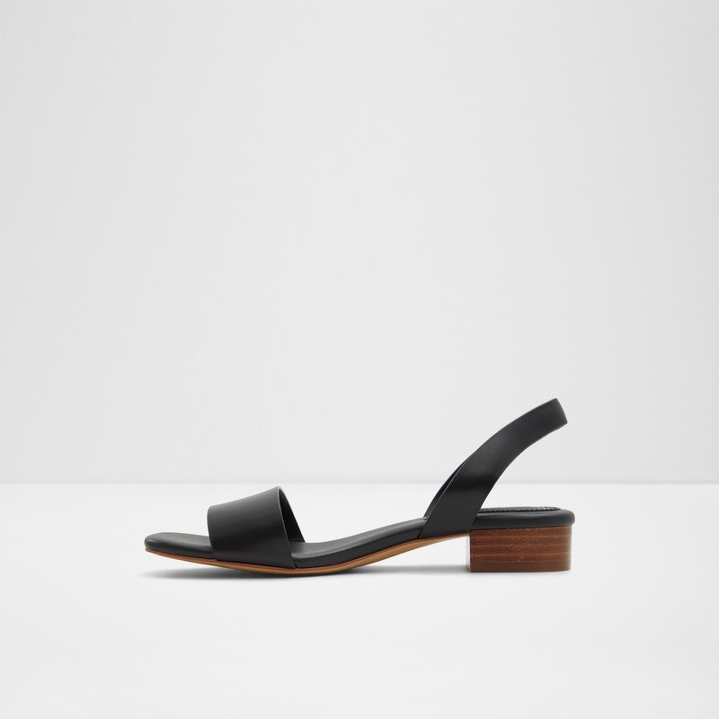 Aldo ravne sandale DORENNA LEA SMOOTH - crna 2