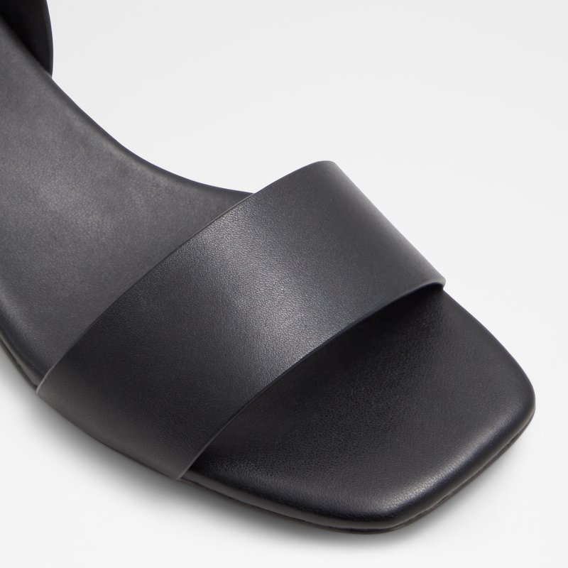 Aldo ravne sandale DORENNA LEA SMOOTH - crna 4