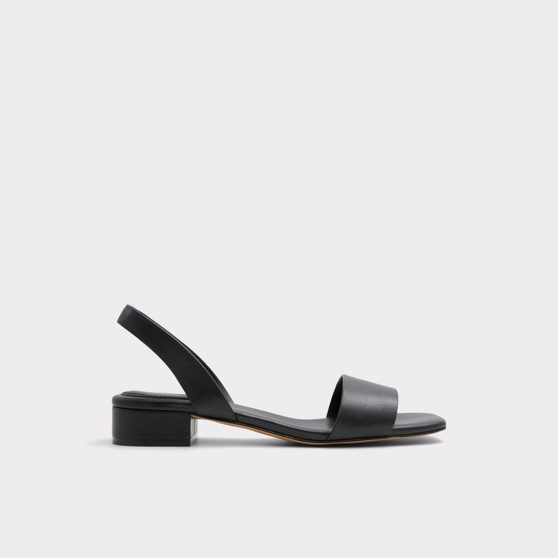 Aldo ravne sandale DORENNA LEA SMOOTH - crna 1