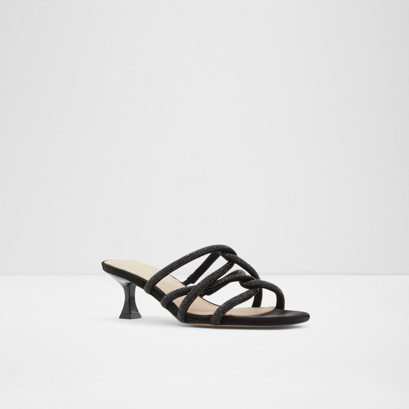 Aldo sandale na petu DREVIA TEX MIX MAT - crna 3