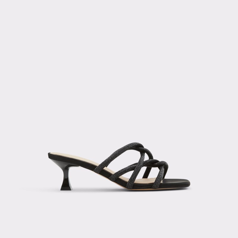 Aldo sandale na petu DREVIA TEX MIX MAT - crna 1