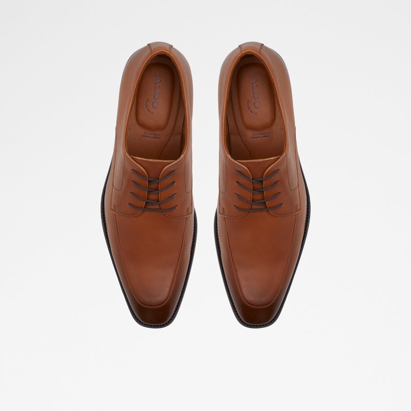 Aldo oxford cipele DUNSTAN LEA SMOOTH - smeđa 5