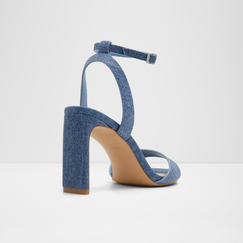 Aldo sandale na visoku petu DYANNE SYN DENIM - plava 6