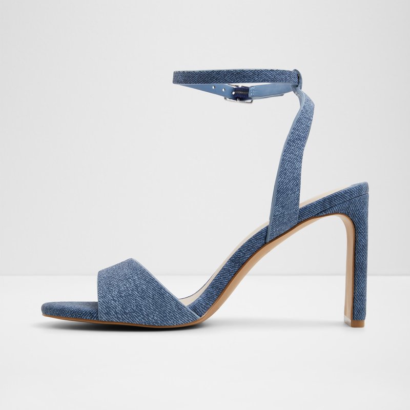 Aldo sandale na visoku petu DYANNE SYN DENIM - plava 2
