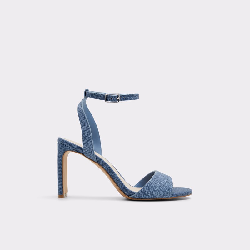 Aldo sandale na visoku petu DYANNE SYN DENIM - plava 1