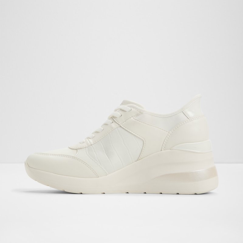 Aldo ženske tenisice EASYINWEDGE SYN SMOOTH - bijela 2