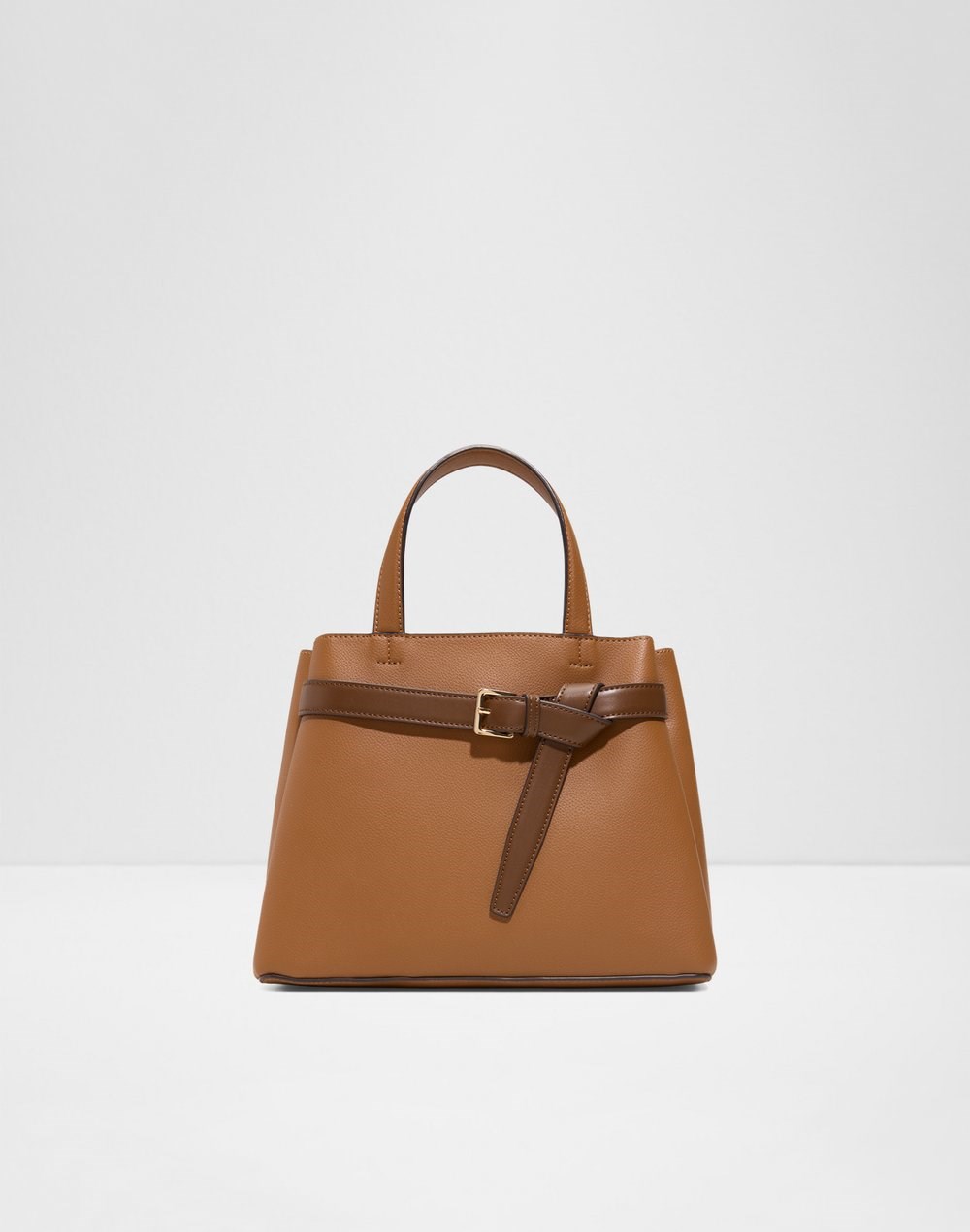 Aldo satchel torbica za nošene na ramenu EBAECLYA SYN MIX MAT - smeđa