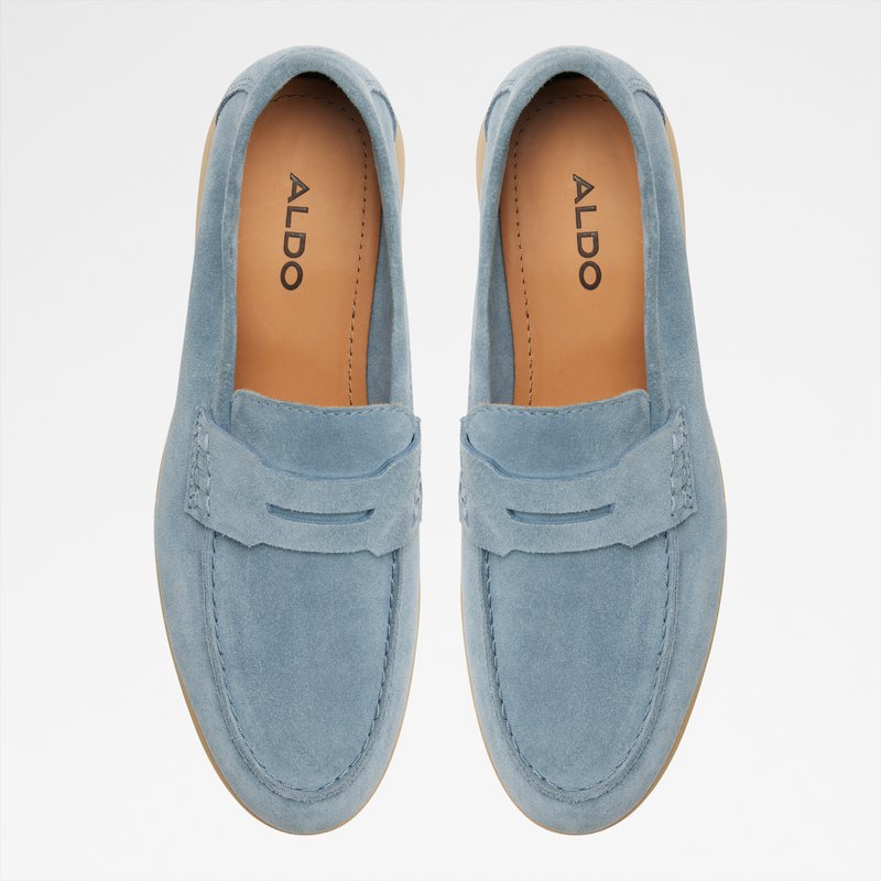 Aldo muške kožne mokasinke ECKO LEA SUEDE - plava 5