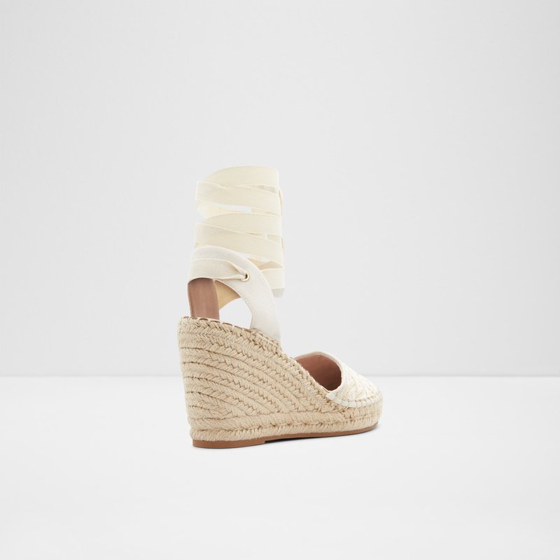 Aldo espadrile na punu petu EFEMINA TEX RAFFIA - bež 3