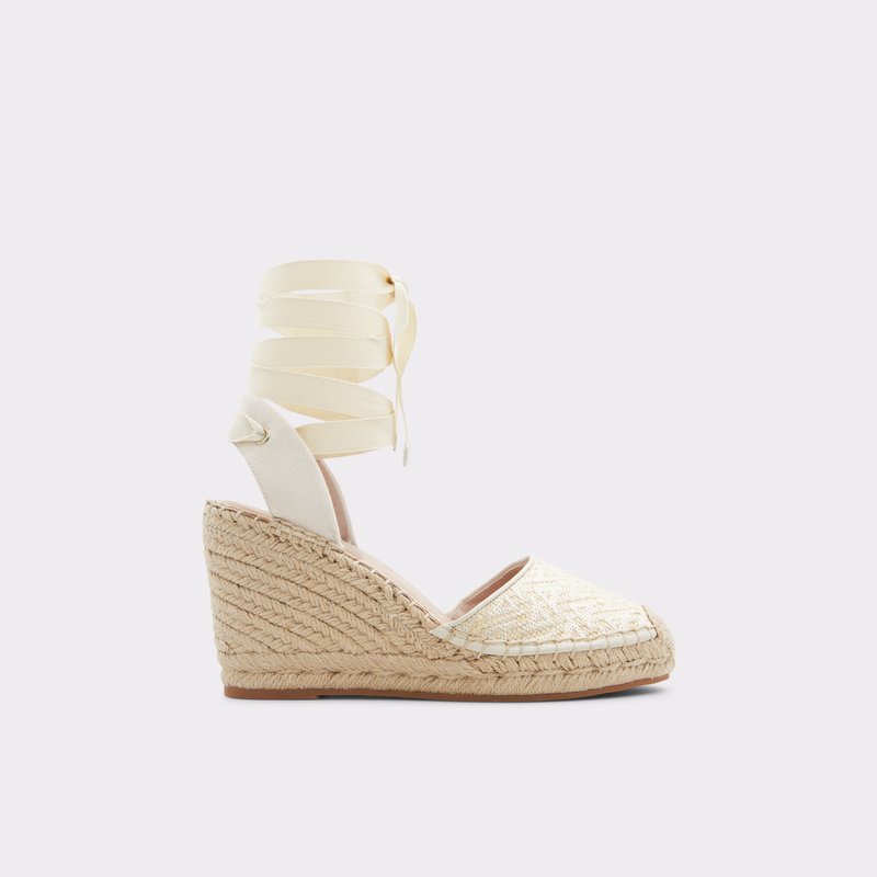 Aldo espadrile na punu petu EFEMINA TEX RAFFIA - bež 1