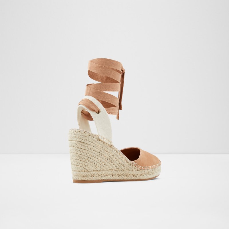 Aldo espadrile na punu petu EFEMINA LEA SUEDE - smeđa 5