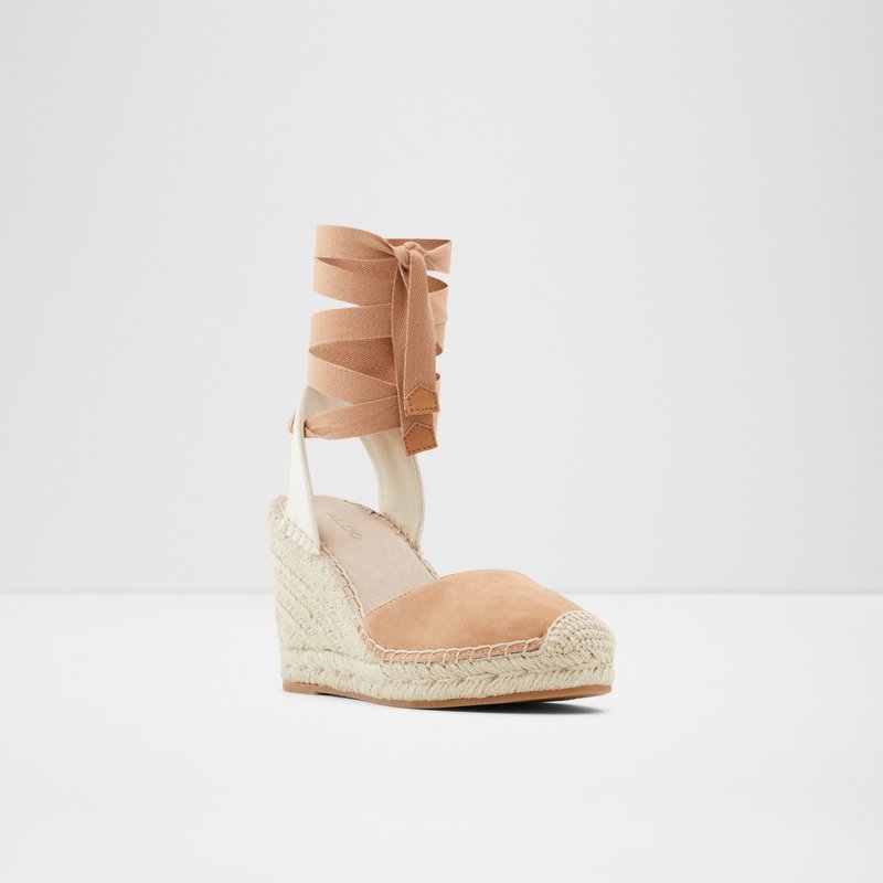 Aldo espadrile na punu petu EFEMINA LEA SUEDE - smeđa 2