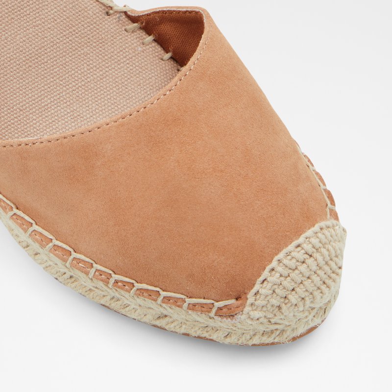 Aldo espadrile na punu petu EFEMINA LEA SUEDE - smeđa 3