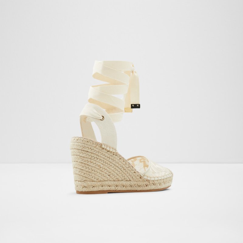 Aldo espadrile na punu petu EFEMINA TEX LACE - bijela 2