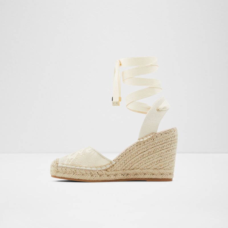 Aldo espadrile na punu petu EFEMINA TEX LACE - bijela 3