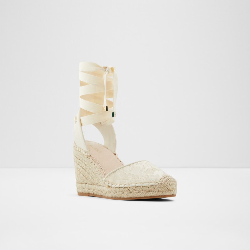 Aldo espadrile na punu petu EFEMINA TEX LACE - bijela 4