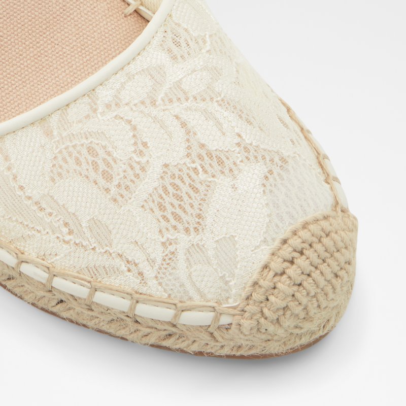 Aldo espadrile na punu petu EFEMINA TEX LACE - bijela 5