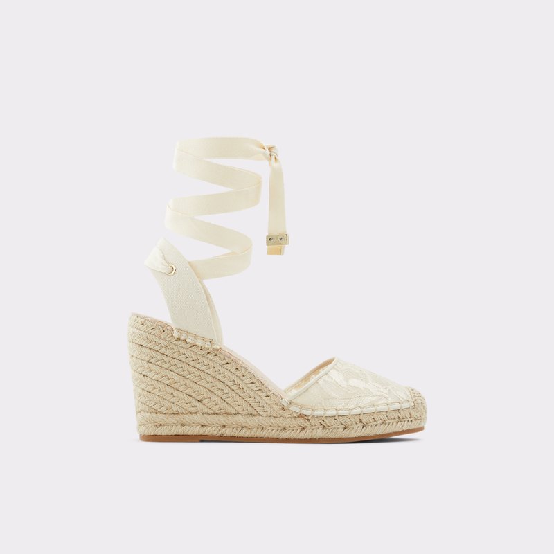 Aldo espadrile na punu petu EFEMINA TEX LACE - bijela 1