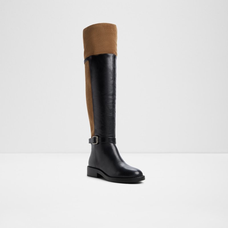 Aldo čizme do koljena ELEANER LEA SUEDE - multicolor 3