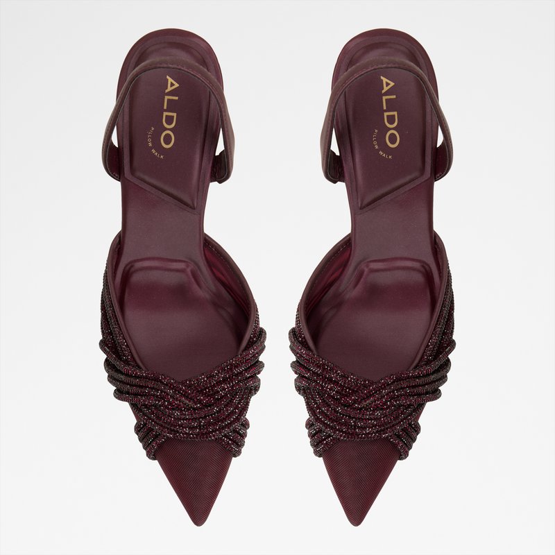 Aldo cipele na srednje visoku petu ELEGAMESH TEX MESH - crvena 5