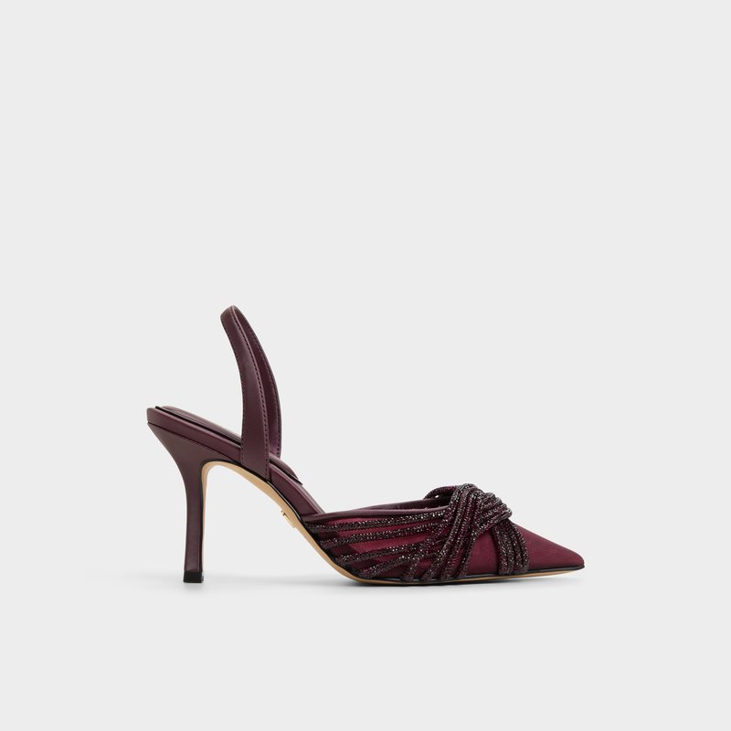 Aldo cipele na srednje visoku petu ELEGAMESH TEX MESH - crvena