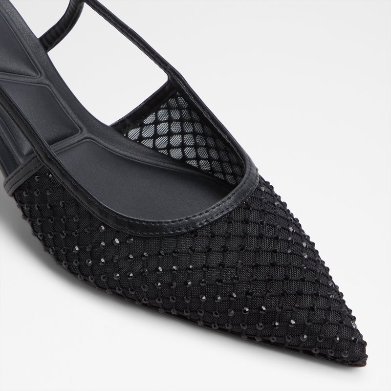 Aldo cipele na srednje visoku petu ELEGANT TEX MESH - crna 5