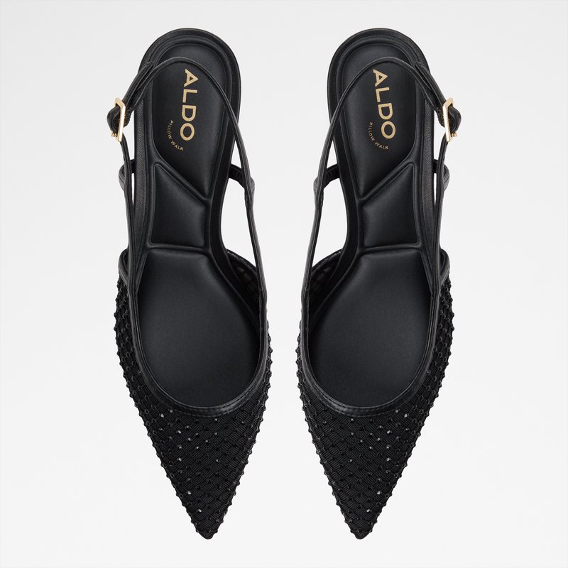 Aldo cipele na srednje visoku petu ELEGANT TEX MESH - crna 6