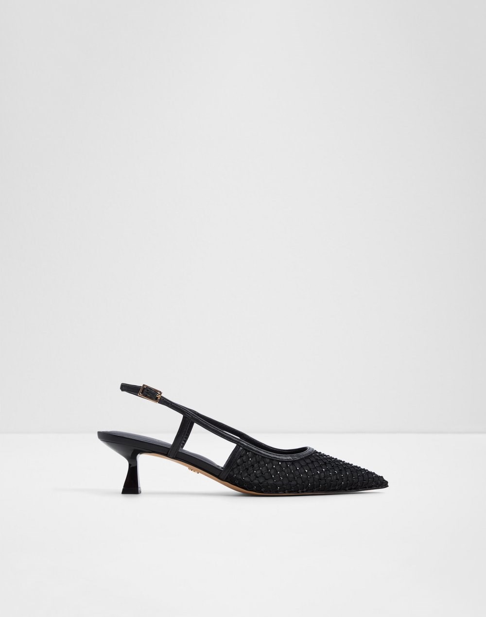 Aldo cipele na srednje visoku petu ELEGANT TEX MESH - crna