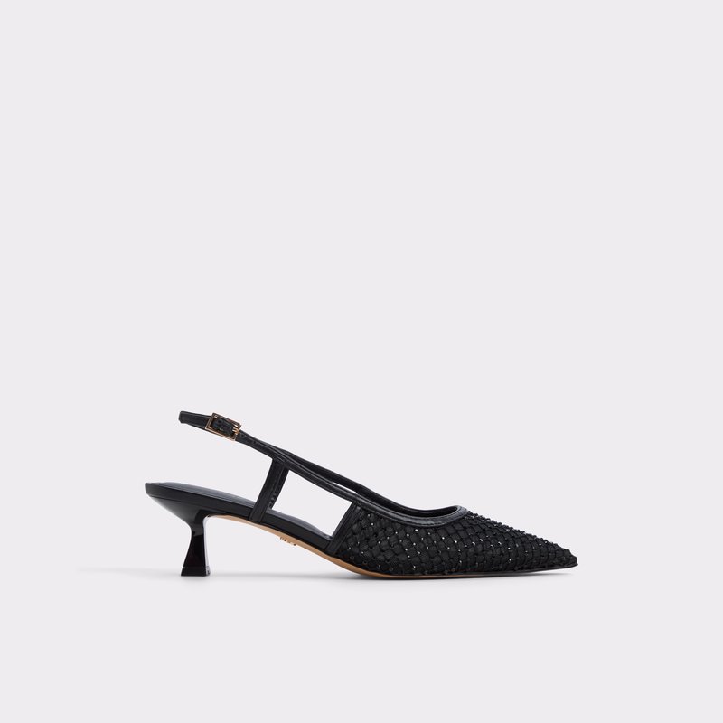 Aldo cipele na srednje visoku petu ELEGANT TEX MESH - crna 1