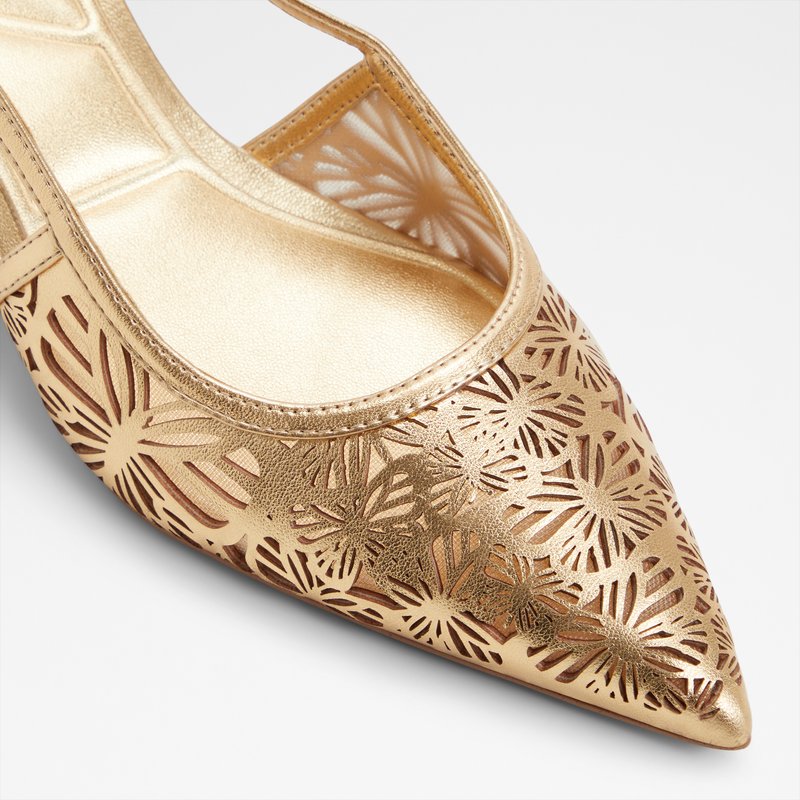 Aldo cipele na srednje visoku petu ELEGANT SYN LASER CUT - zlatna 6