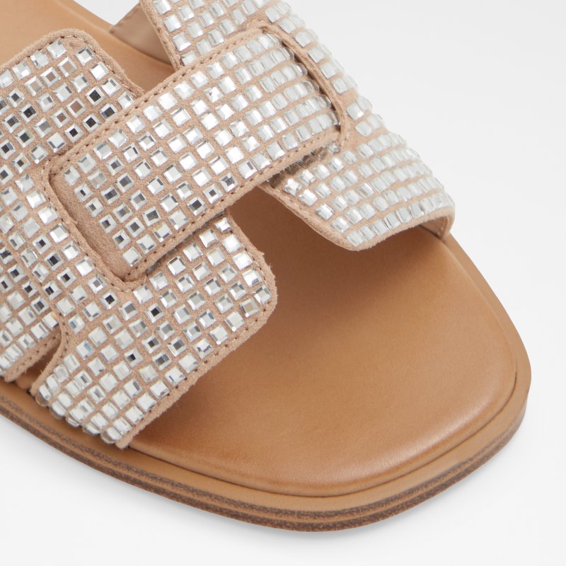 Aldo natikače ELENAA TEX MIX MAT - bež 4