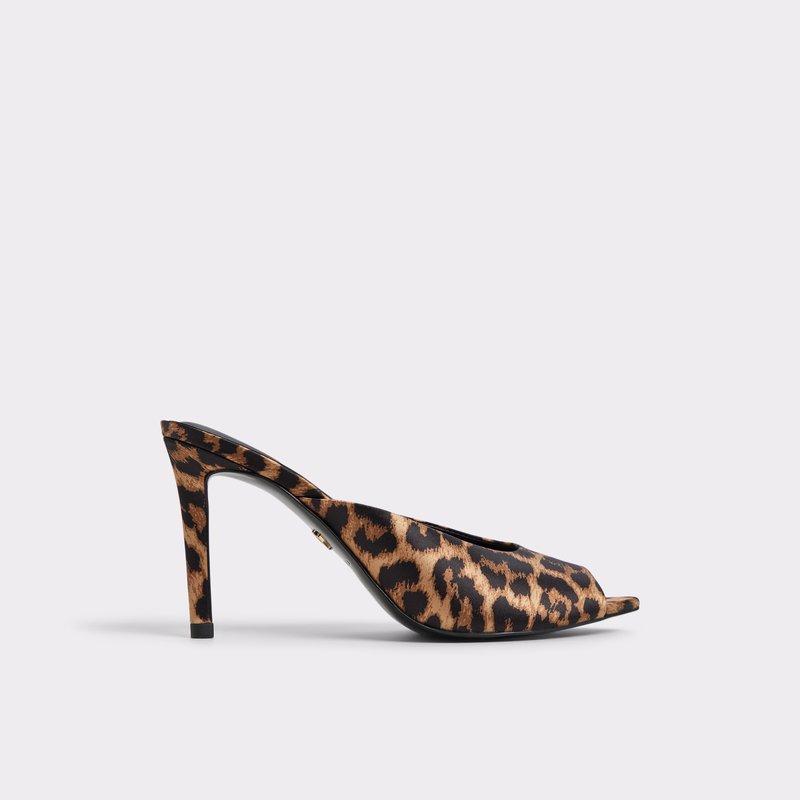 Aldo natikače na srednje visoku petu ELENARA TEX SATIN - multicolor