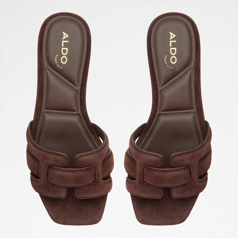 Aldo ženske natikače ELENARIA LEA SUEDE - smeđa 6