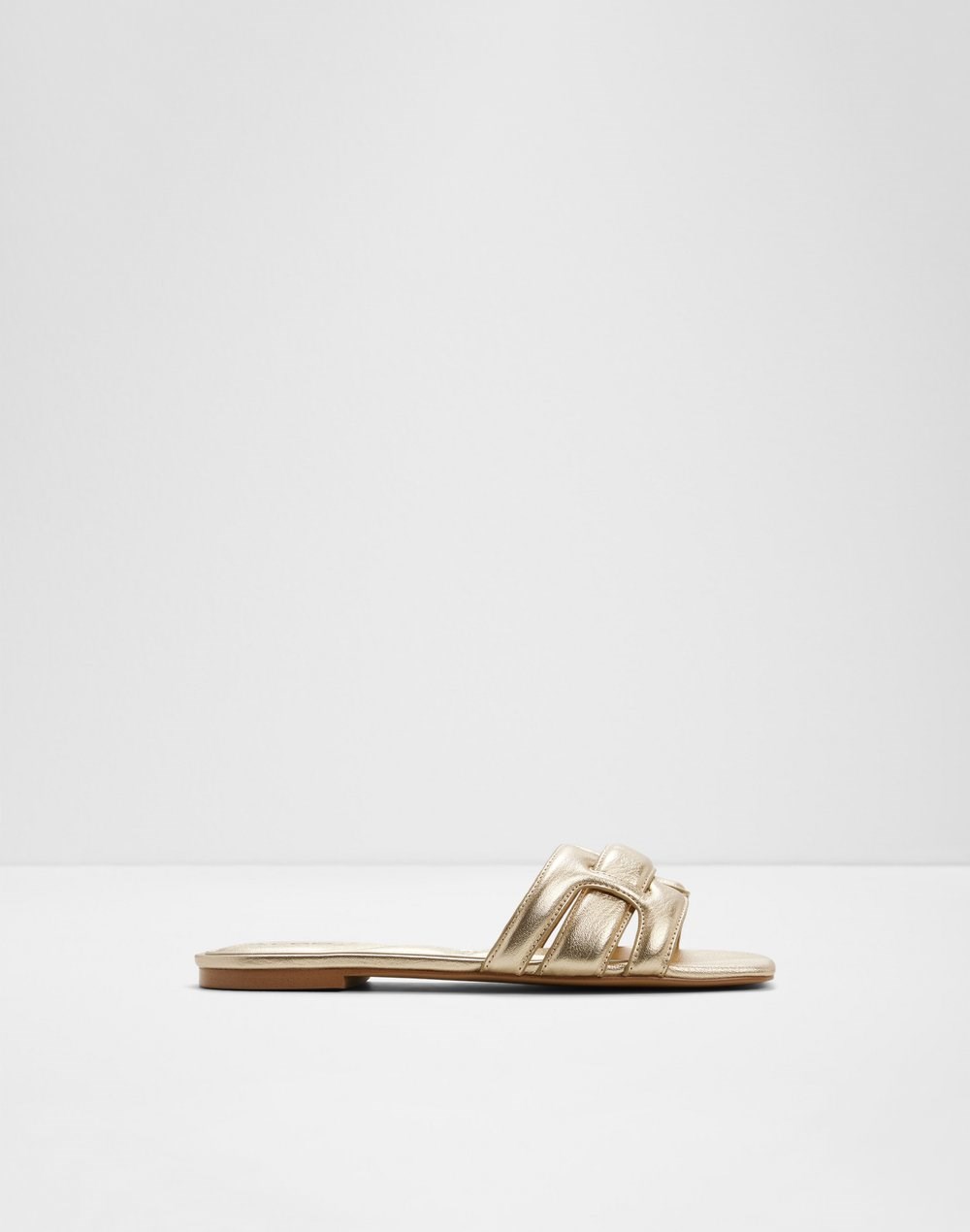 Aldo ravne natikače ELENARIA SYN METALLIC - zlatna