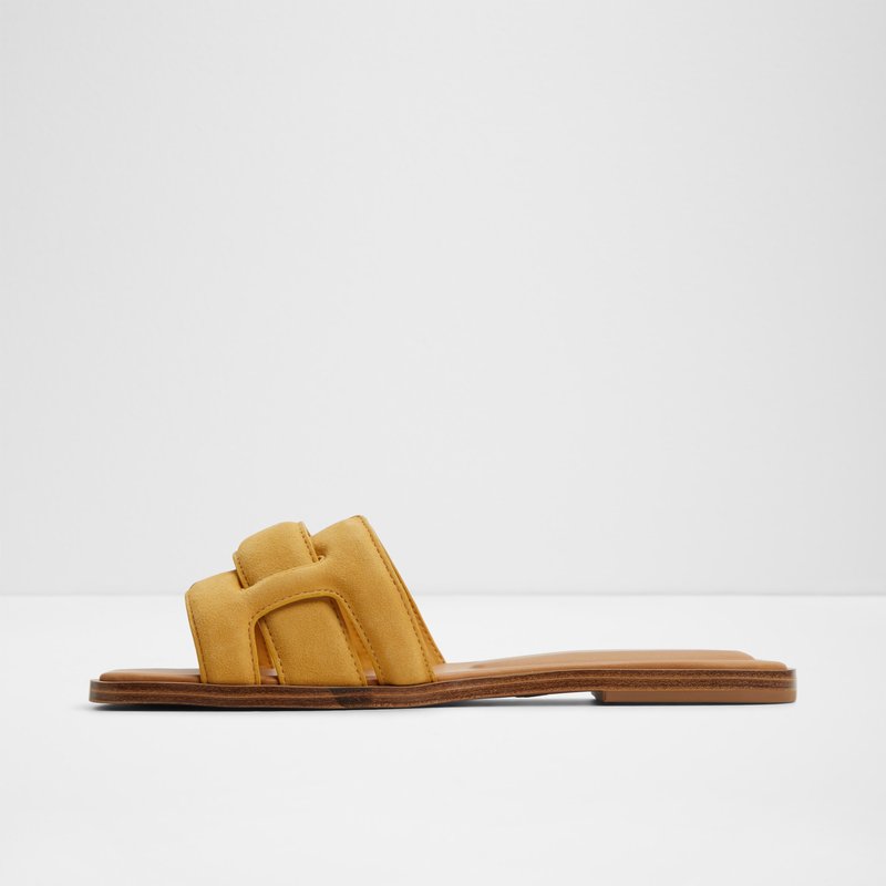 Aldo ravne natikače ELENY LEA SUEDE - žuta 2