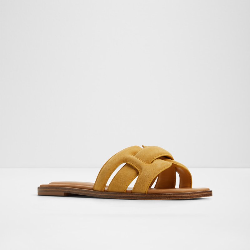 Aldo ravne natikače ELENY LEA SUEDE - žuta 3