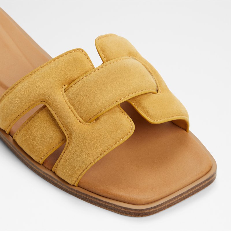 Aldo ravne natikače ELENY LEA SUEDE - žuta 6