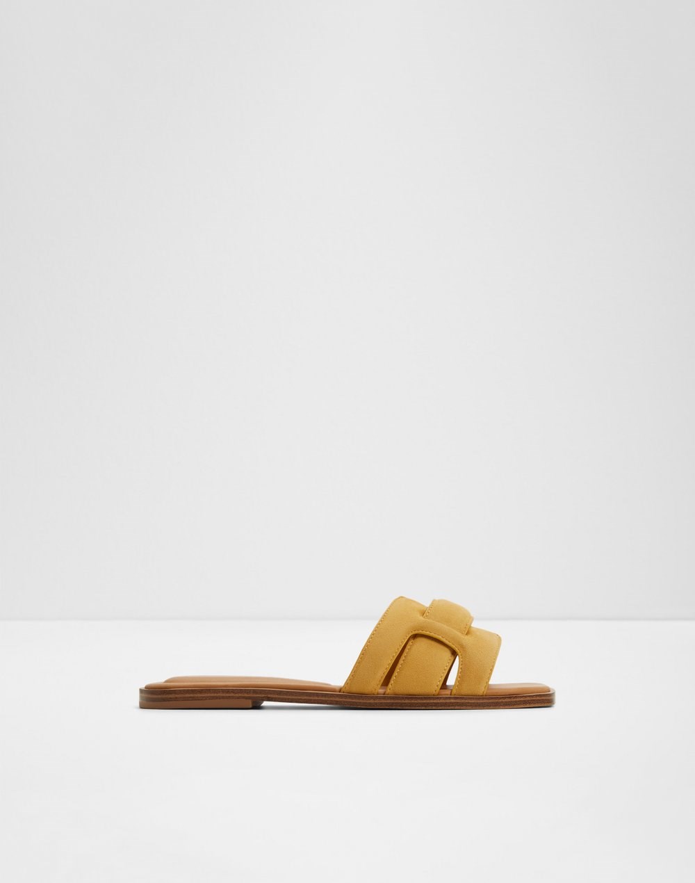 Aldo ravne natikače ELENY LEA SUEDE - žuta