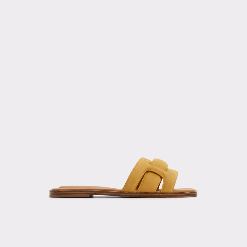 Aldo ravne natikače ELENY LEA SUEDE - žuta 1