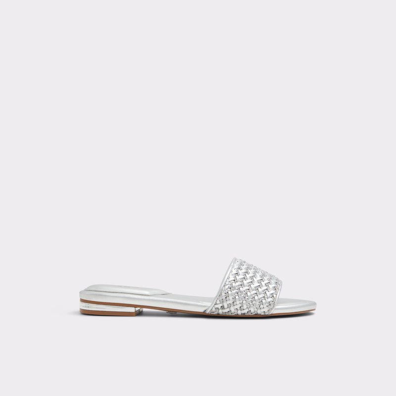 Aldo natikače ELEONOREFLAT SYN MIX MAT - srebrna 1